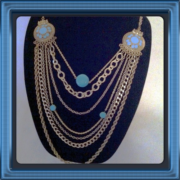 Multiple Chain Necklace - Picture 2 of 3