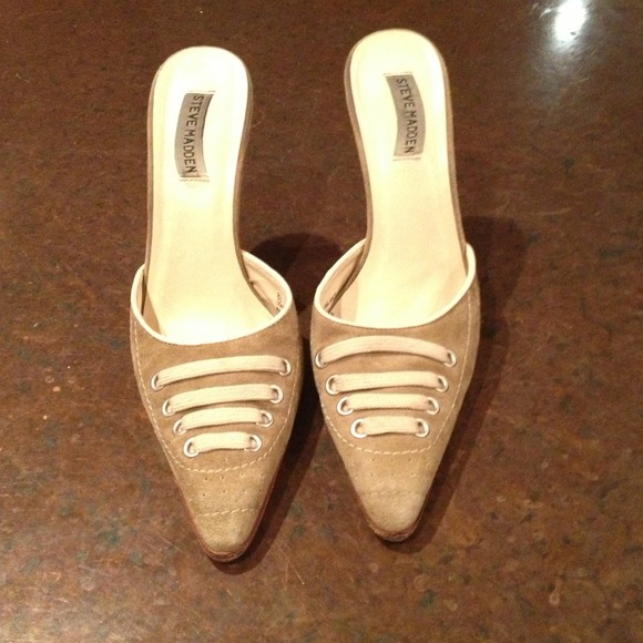 💔ReducedSteve Madden Authentic pump Green suede