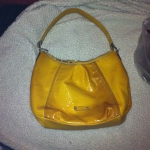 Yellow Nine West purse