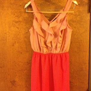 Color block summer dress