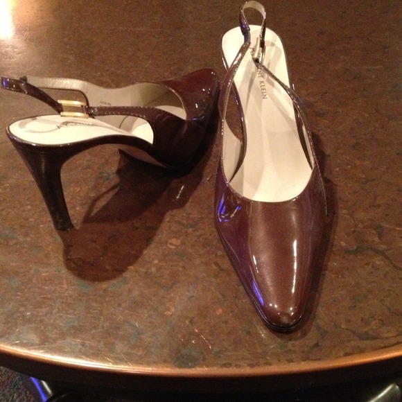 💔Reduced💔Anne Kleinsize 9mBrown patent leather!