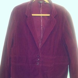 Super Cute Plum Corduroy Blazer!