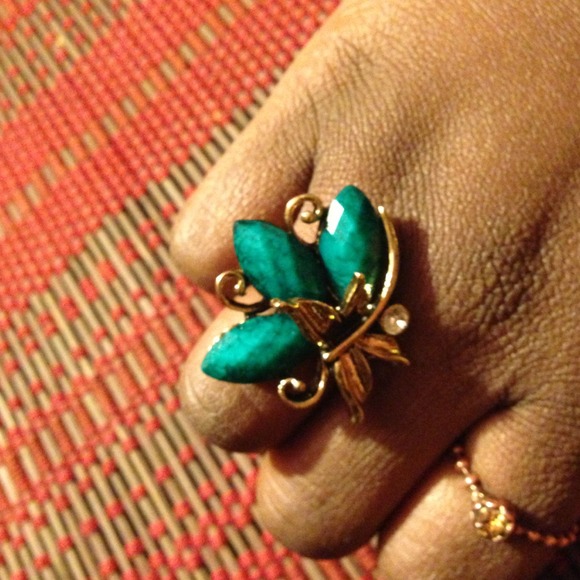 Turquoise adjustable ring - Picture 2 of 3