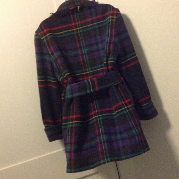 🎉Host Pick 9/25🎉 Neiman Marcus Plaid Coat - Picture 2 of 4