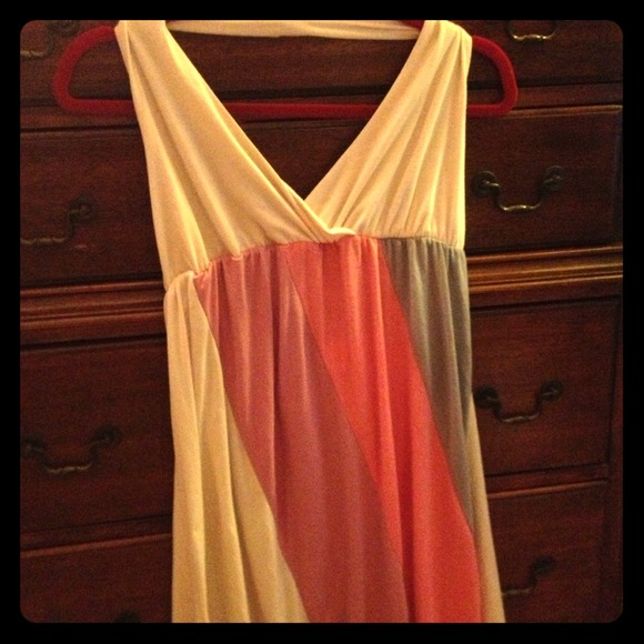 Colorblock Halter Top Dress. JUST REDUCED!