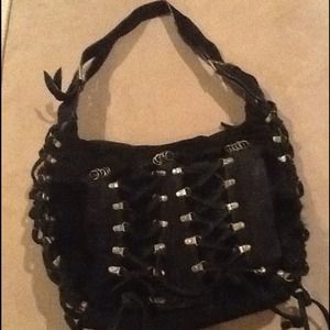 Black handbag