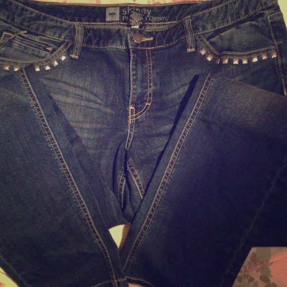 Dark Wash Skinny Fit Jeans. JUST REDUCED!!
