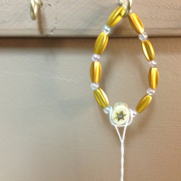 Deer antler bracelet with star