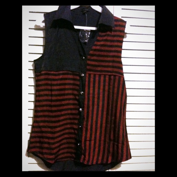 Striped Button Up