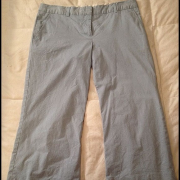 SOLD!!!!!BCBG MAXAZRIA light pale blue Capri pants