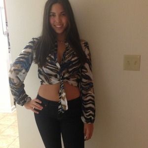 Sexy print top