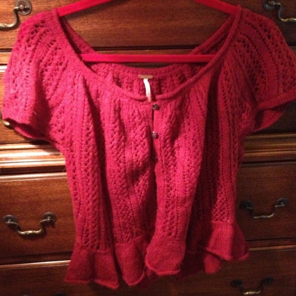 Little Sweater Top Cranberry. JUST REDUCED!!