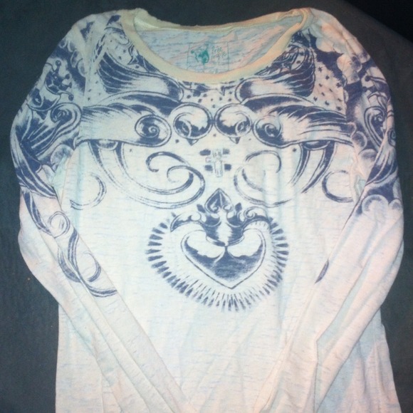 free people long sleeve tee small