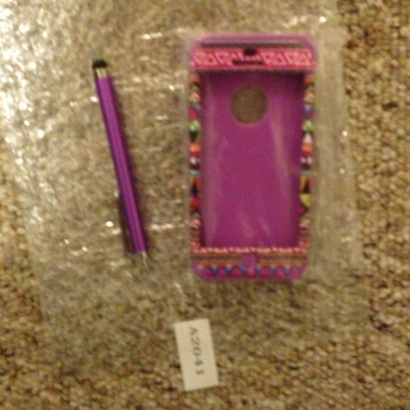 iPhone 5 case w/ stylus, screen protecter