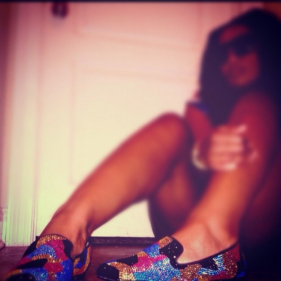 Steve Madden Glitzy Multi-Colored Flats