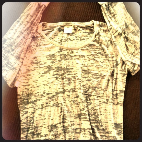 Of the shoulder shirt