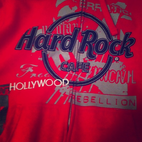 Hard Rock Hollywood Zip Up Jacket