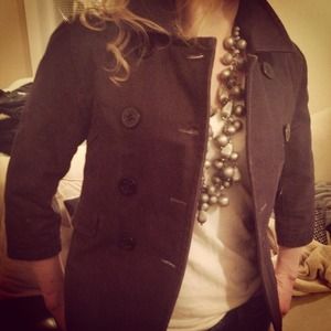 J Crew Navy Jacket and Michael Kors Shirt