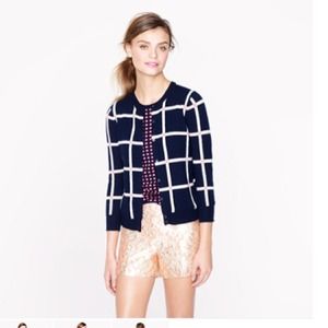 @KimraJCrew Cashmere Cardigan and tori burch dress