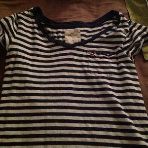 A striped t shirt