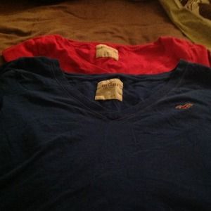 Two v neck shirts