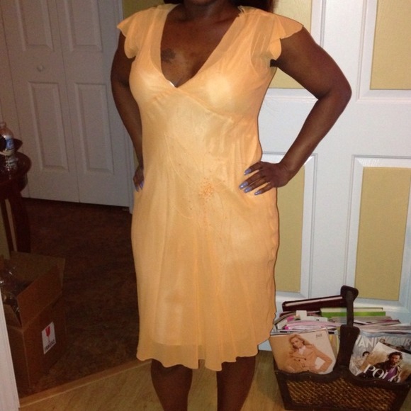 Peach Dress
