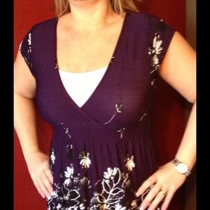 Plum colored sun dress