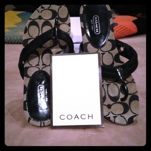 Coach sandals! Reserved .