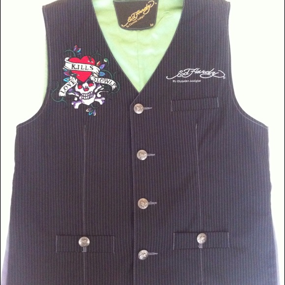 Ed Hardy Tops - Black Vest Ed Hardy