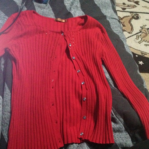 Red sweater