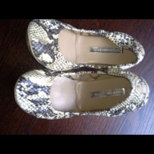 SOLD!!!!! snakeskin flats