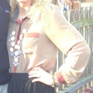 Button up blouse worn once. $20