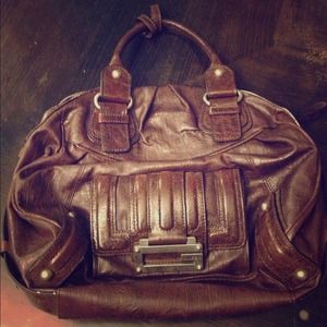 Guess Brown Leather Purse & VS Fragrance!