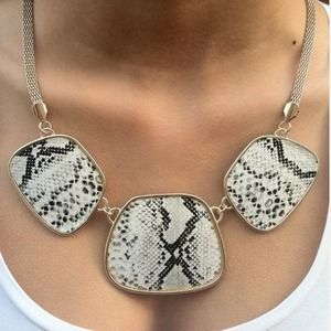 Jewelry - 🎬As seen on Deception 🎬snakeskin necklace Jewelry - 🎬As seen on Deception 🎬snakeskin necklace