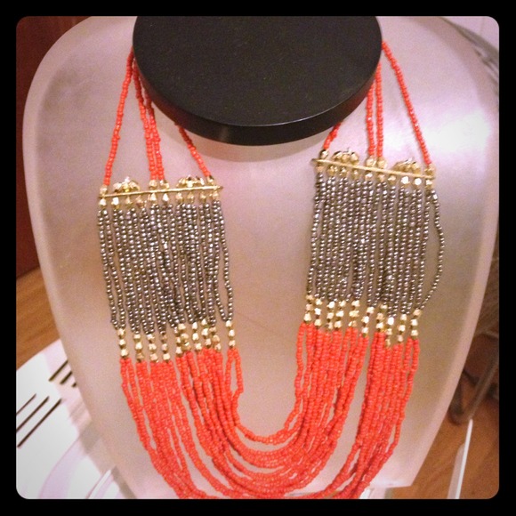 Beaded bohemian necklace