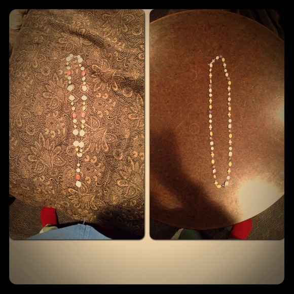 Two beautiful spring colored necklaces!