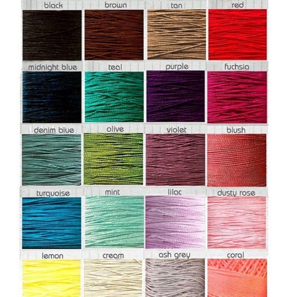 dainty mixed media chain & braided cord bracelet - Picture 4 of 4