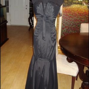 Cache black mermaid style dress