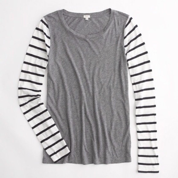❌SOLD IN BUNDLE J. Crew Vintage Cotton stripe Tee