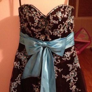 Black short formal dress