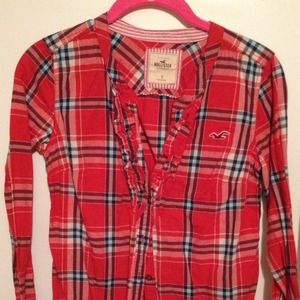 Red Hollister shirt