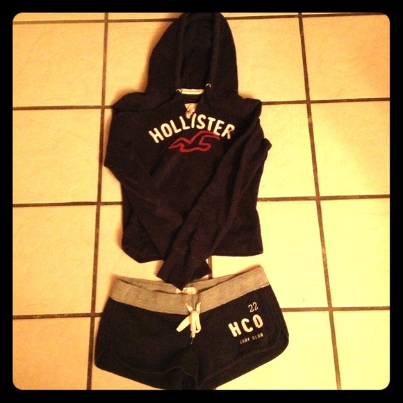 Holloway we sweater an shorts:)