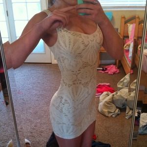 free people lace bodycon