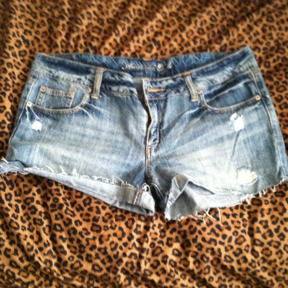 Denim shorts