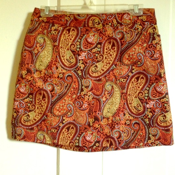 ❌RESERVED❌Paisley golf mini in orange and golds
