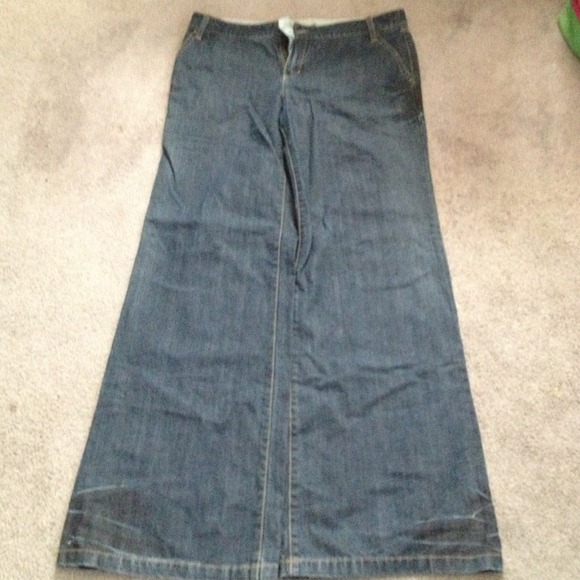 BCBG Maxazria wide leg jeans