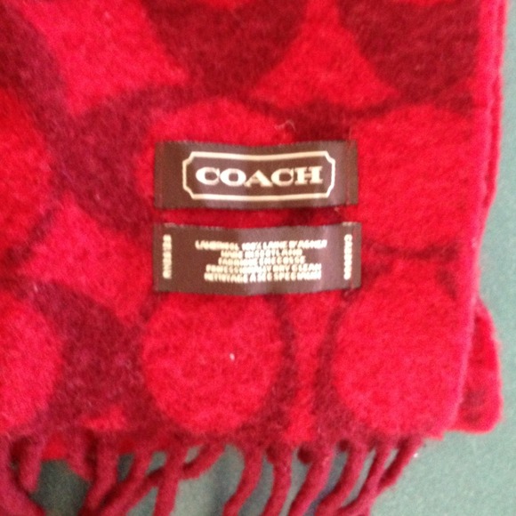 Coach wool scarf - Picture 2 of 2