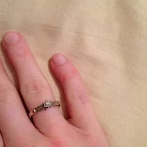 ReducedWhite Gold Promise Ring!