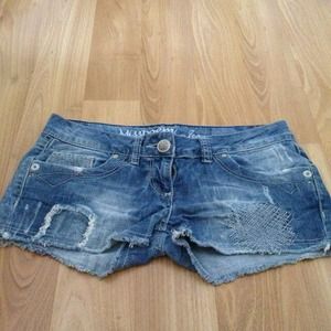 Denim shorts