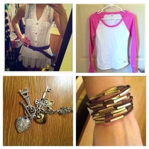 Dress shirt & jewelry bundle